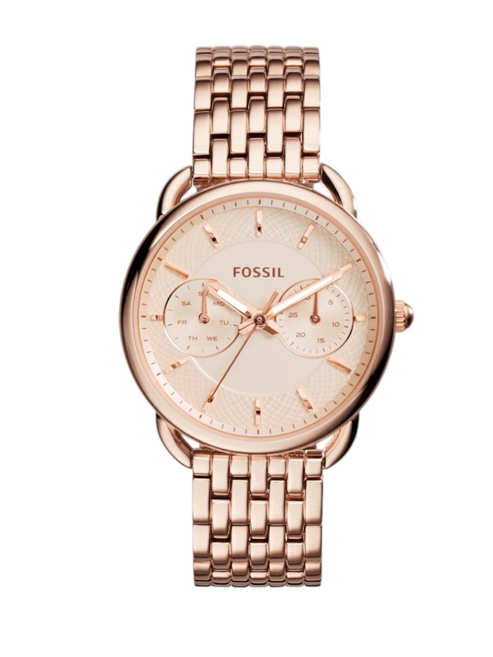 Fossil Women's Rose Gold Multi-Function Bracelet Watch
